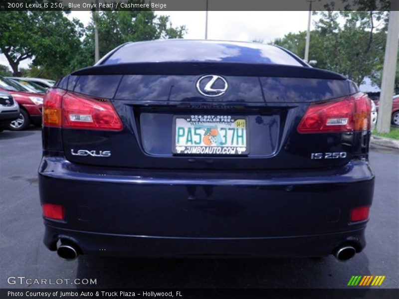 Blue Onyx Pearl / Cashmere Beige 2006 Lexus IS 250