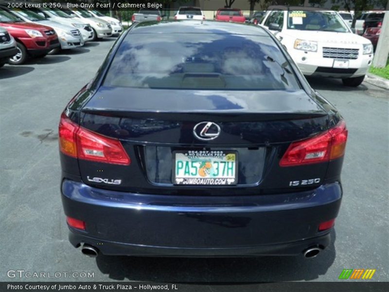Blue Onyx Pearl / Cashmere Beige 2006 Lexus IS 250
