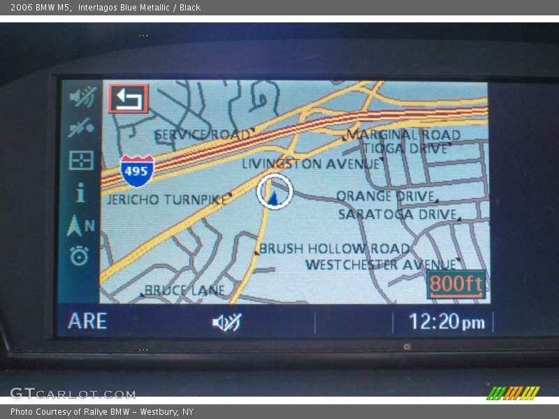 Navigation of 2006 M5 