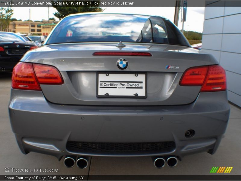 Space Gray Metallic / Fox Red Novillo Leather 2011 BMW M3 Convertible