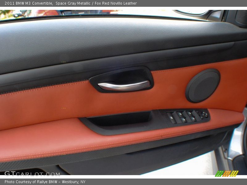 Space Gray Metallic / Fox Red Novillo Leather 2011 BMW M3 Convertible
