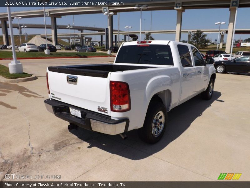 Summit White / Dark Titanium 2010 GMC Sierra 1500 Crew Cab