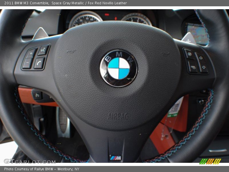 Space Gray Metallic / Fox Red Novillo Leather 2011 BMW M3 Convertible