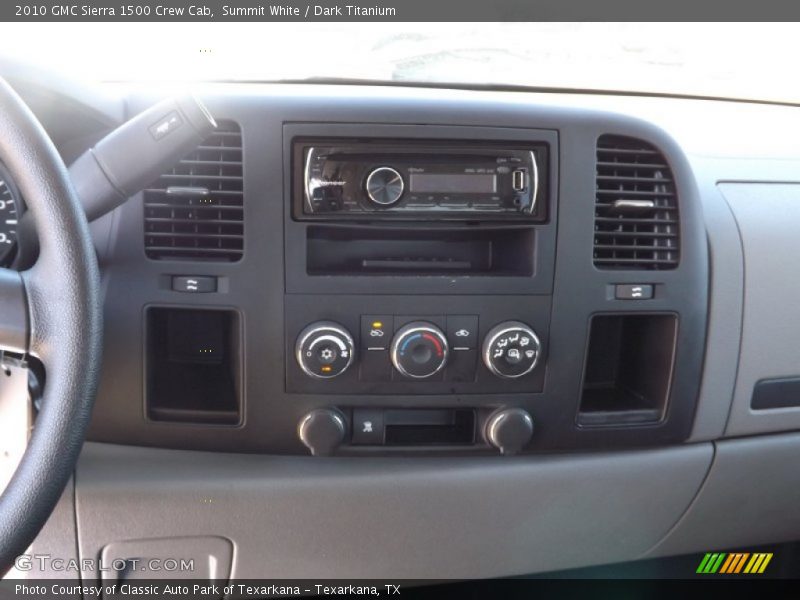 Summit White / Dark Titanium 2010 GMC Sierra 1500 Crew Cab