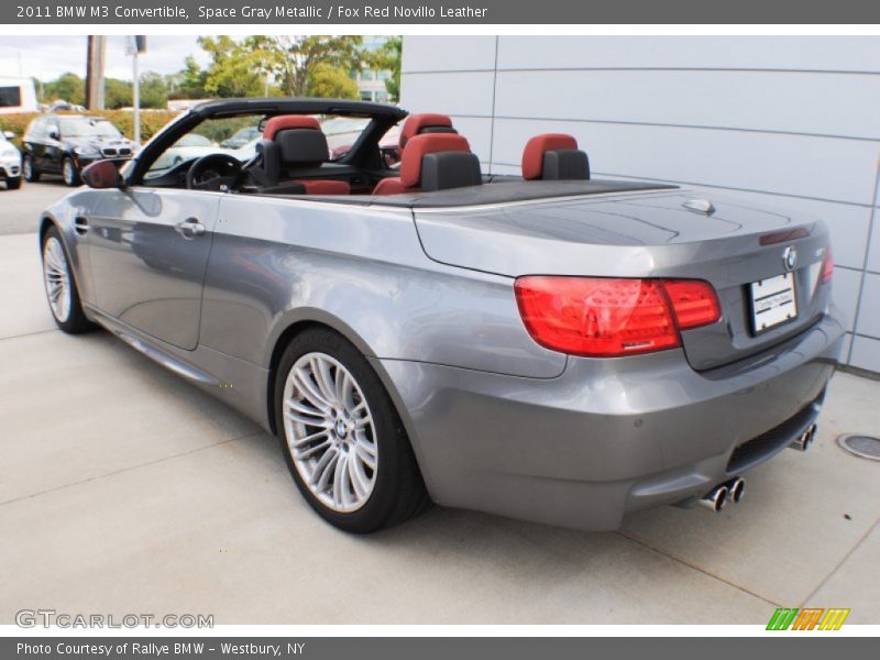 Space Gray Metallic / Fox Red Novillo Leather 2011 BMW M3 Convertible