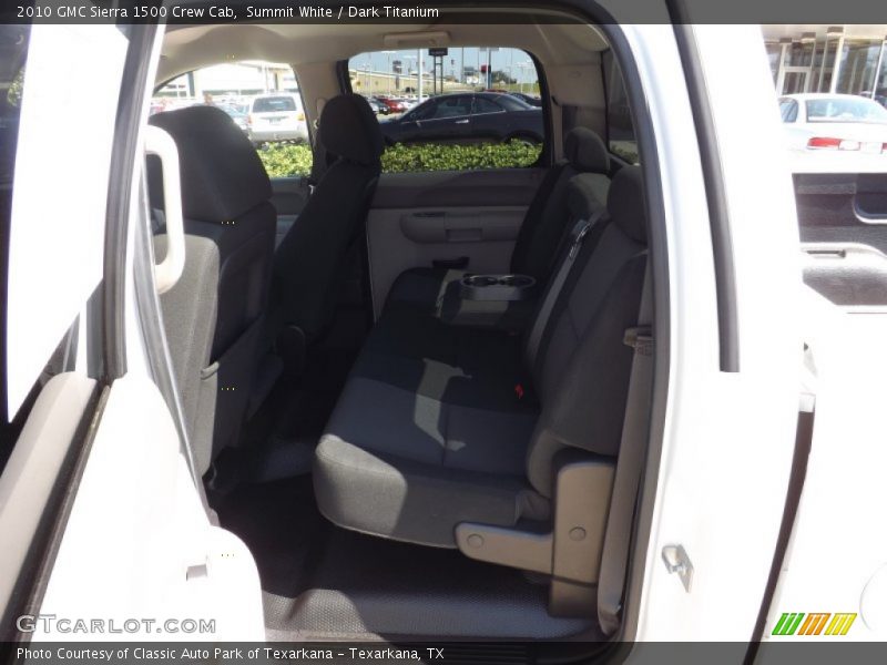 Summit White / Dark Titanium 2010 GMC Sierra 1500 Crew Cab