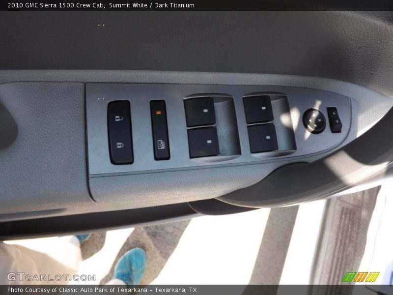 Summit White / Dark Titanium 2010 GMC Sierra 1500 Crew Cab
