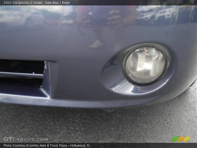 Slate Blue / Beige 2002 Kia Spectra LS Sedan