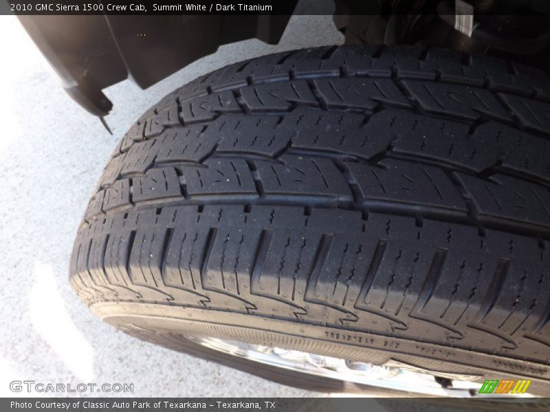 Summit White / Dark Titanium 2010 GMC Sierra 1500 Crew Cab