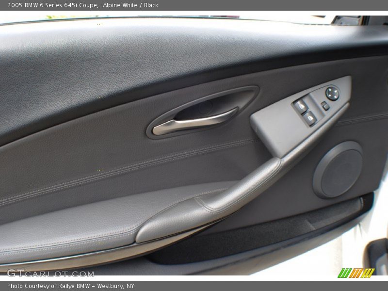 Alpine White / Black 2005 BMW 6 Series 645i Coupe