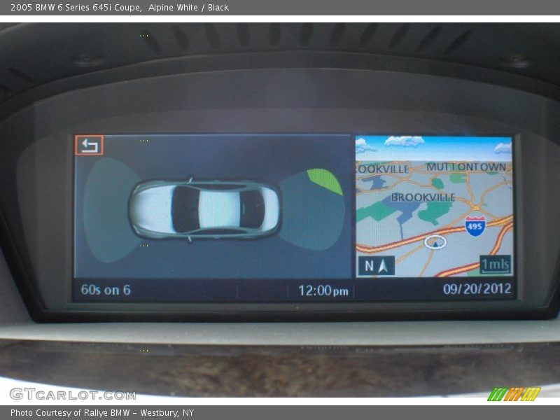 Alpine White / Black 2005 BMW 6 Series 645i Coupe