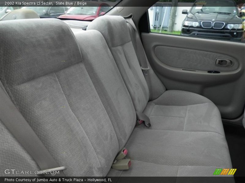 Slate Blue / Beige 2002 Kia Spectra LS Sedan