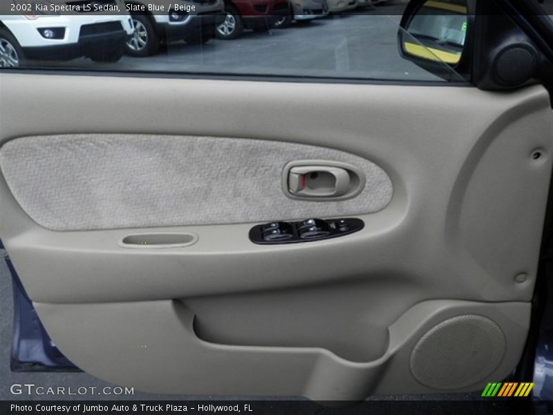 Slate Blue / Beige 2002 Kia Spectra LS Sedan