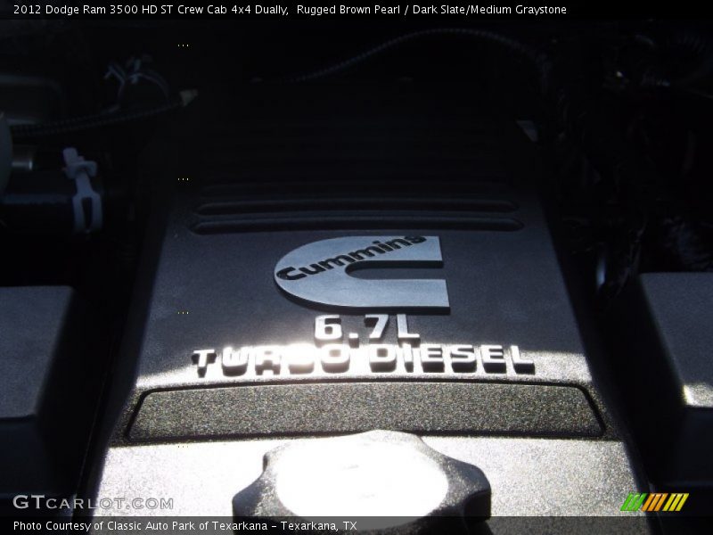 Rugged Brown Pearl / Dark Slate/Medium Graystone 2012 Dodge Ram 3500 HD ST Crew Cab 4x4 Dually