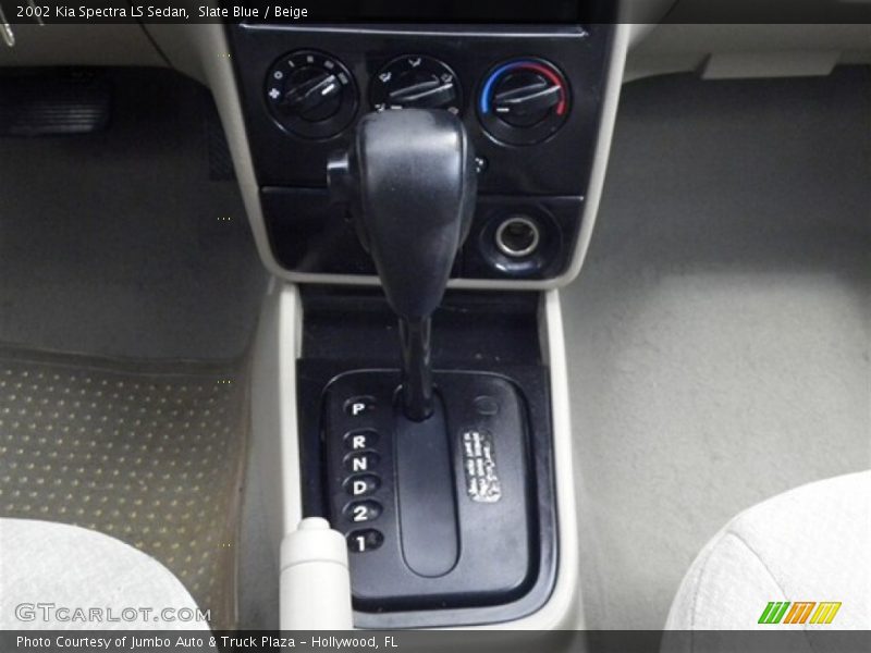 Slate Blue / Beige 2002 Kia Spectra LS Sedan