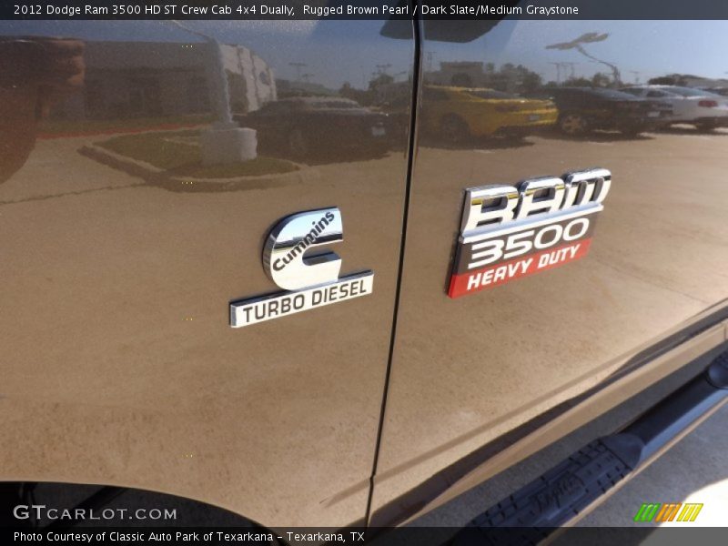 Rugged Brown Pearl / Dark Slate/Medium Graystone 2012 Dodge Ram 3500 HD ST Crew Cab 4x4 Dually