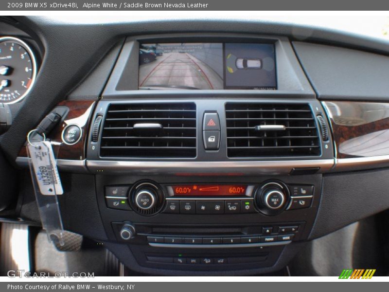 Alpine White / Saddle Brown Nevada Leather 2009 BMW X5 xDrive48i