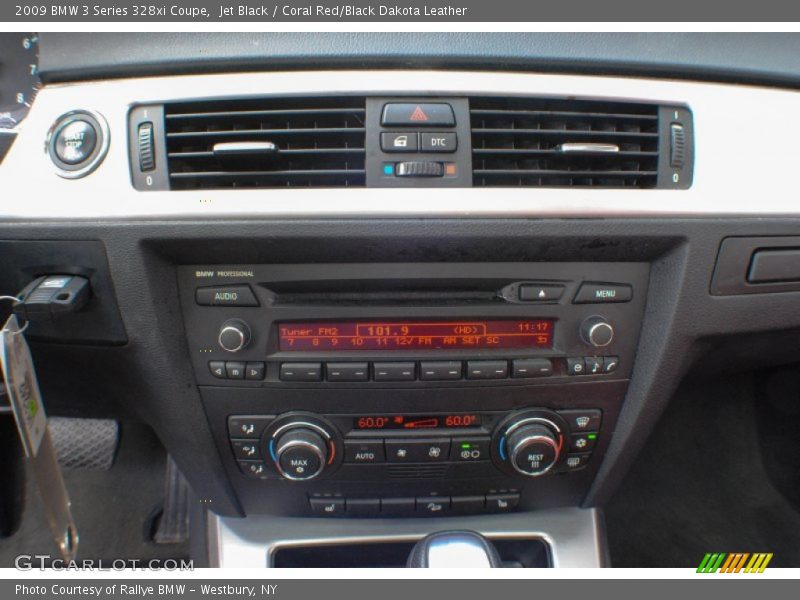 Jet Black / Coral Red/Black Dakota Leather 2009 BMW 3 Series 328xi Coupe