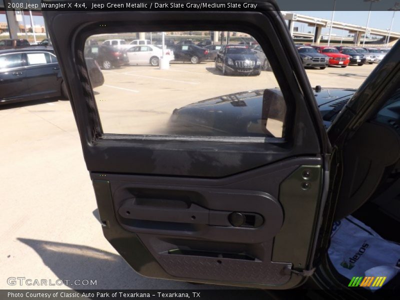Jeep Green Metallic / Dark Slate Gray/Medium Slate Gray 2008 Jeep Wrangler X 4x4