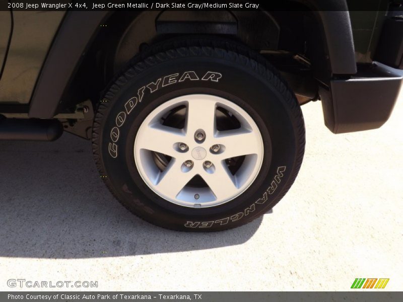 Jeep Green Metallic / Dark Slate Gray/Medium Slate Gray 2008 Jeep Wrangler X 4x4