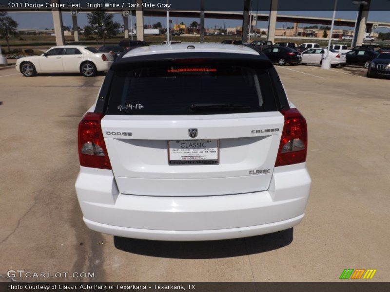 Bright White / Dark Slate Gray 2011 Dodge Caliber Heat