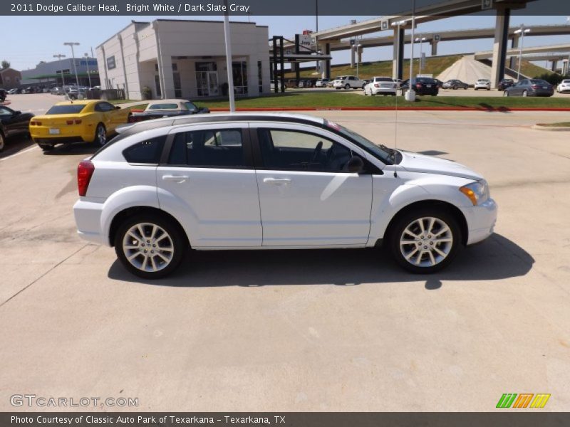 Bright White / Dark Slate Gray 2011 Dodge Caliber Heat