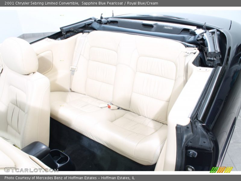 Rear Seat of 2001 Sebring Limited Convertible