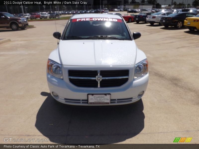 Bright White / Dark Slate Gray 2011 Dodge Caliber Heat