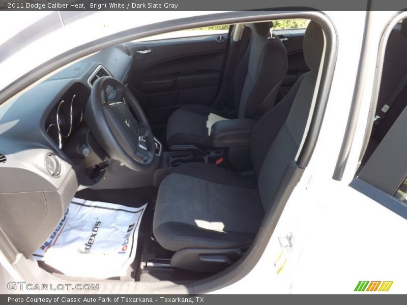 Bright White / Dark Slate Gray 2011 Dodge Caliber Heat