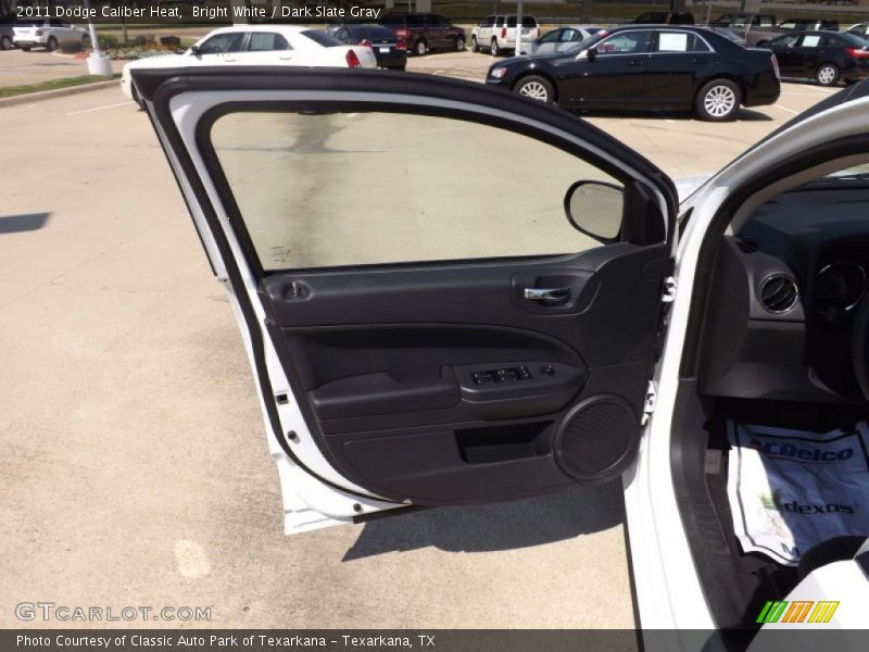 Bright White / Dark Slate Gray 2011 Dodge Caliber Heat