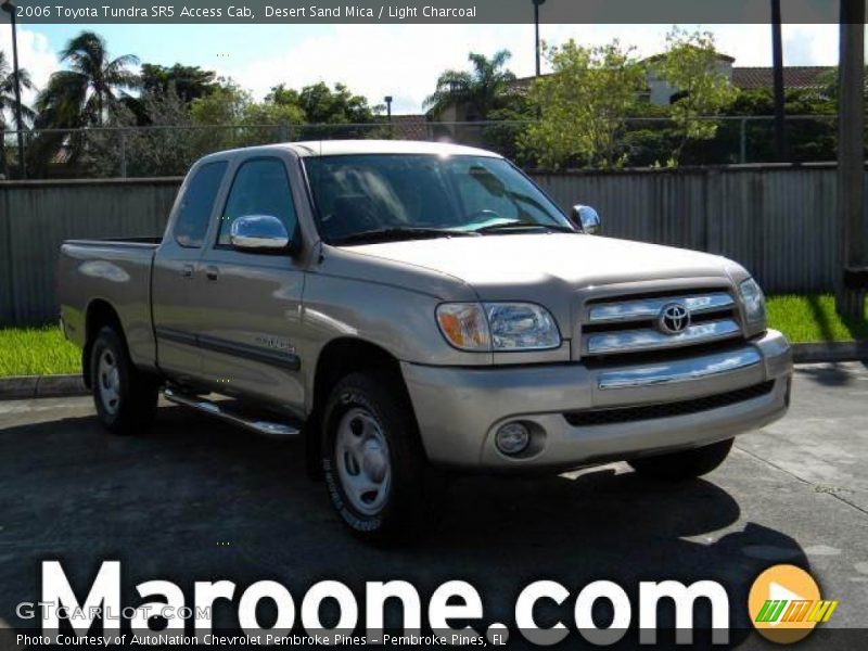 Desert Sand Mica / Light Charcoal 2006 Toyota Tundra SR5 Access Cab