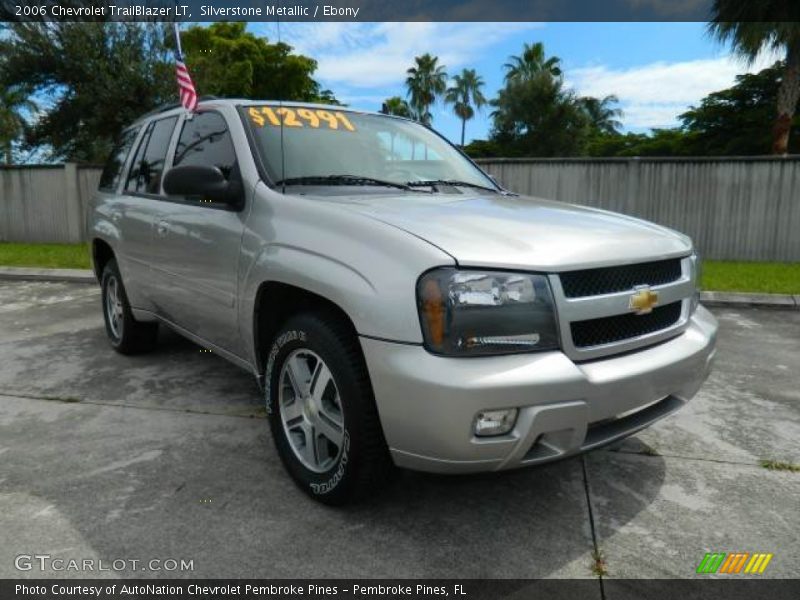 Silverstone Metallic / Ebony 2006 Chevrolet TrailBlazer LT