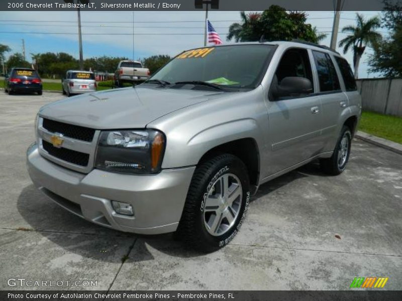 Silverstone Metallic / Ebony 2006 Chevrolet TrailBlazer LT