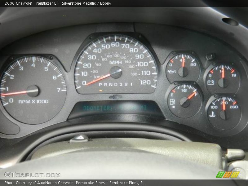 Silverstone Metallic / Ebony 2006 Chevrolet TrailBlazer LT