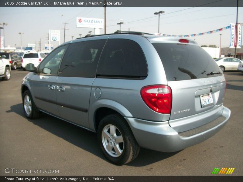 Butane Blue Pearl / Medium Slate Gray 2005 Dodge Caravan SXT