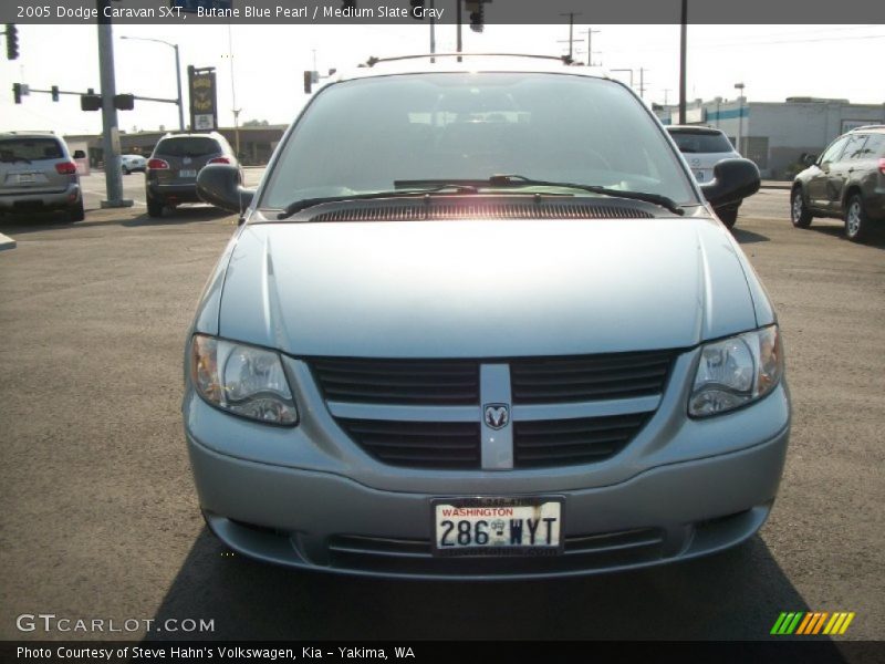 Butane Blue Pearl / Medium Slate Gray 2005 Dodge Caravan SXT