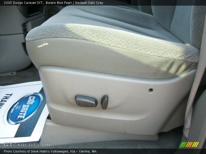 Butane Blue Pearl / Medium Slate Gray 2005 Dodge Caravan SXT