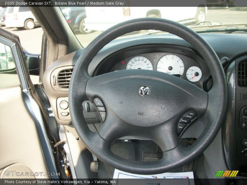 Butane Blue Pearl / Medium Slate Gray 2005 Dodge Caravan SXT