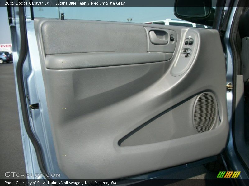 Butane Blue Pearl / Medium Slate Gray 2005 Dodge Caravan SXT