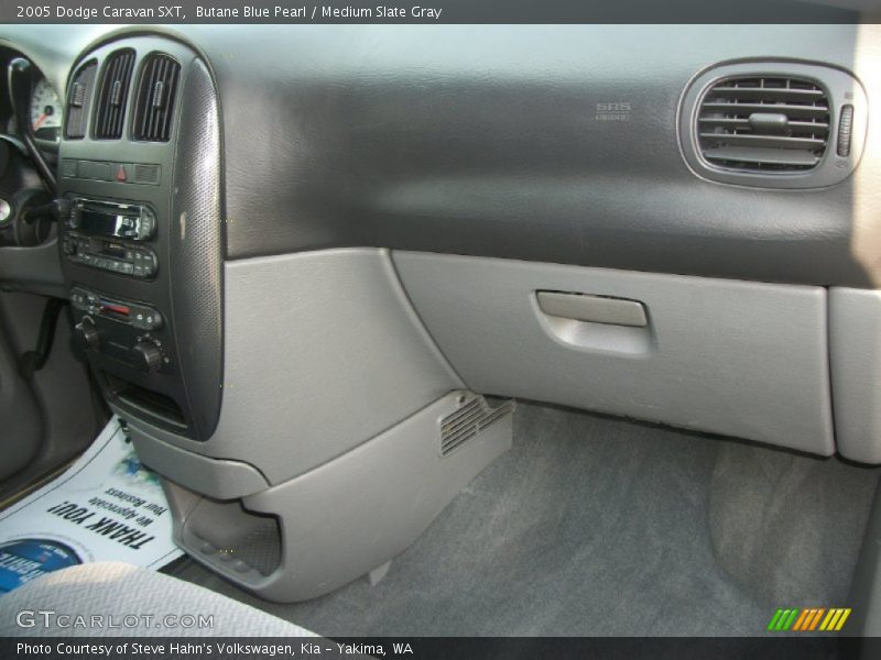 Butane Blue Pearl / Medium Slate Gray 2005 Dodge Caravan SXT