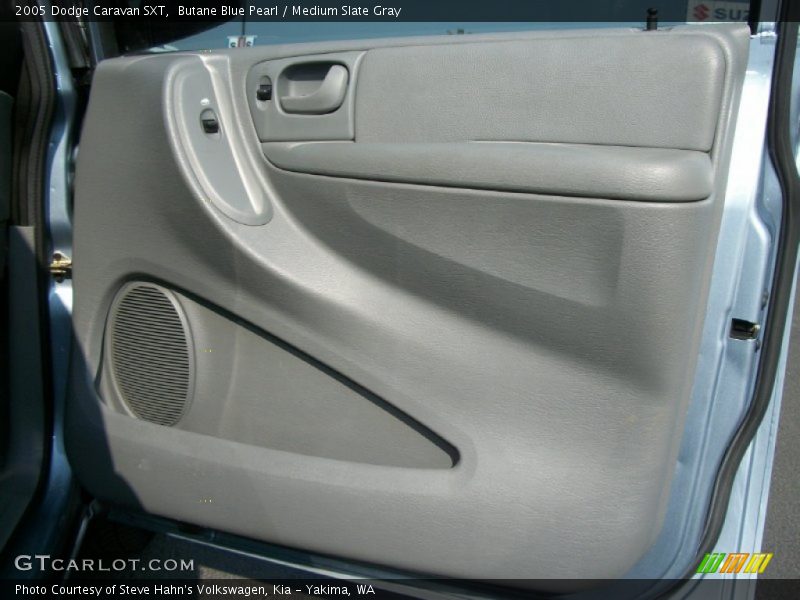 Butane Blue Pearl / Medium Slate Gray 2005 Dodge Caravan SXT
