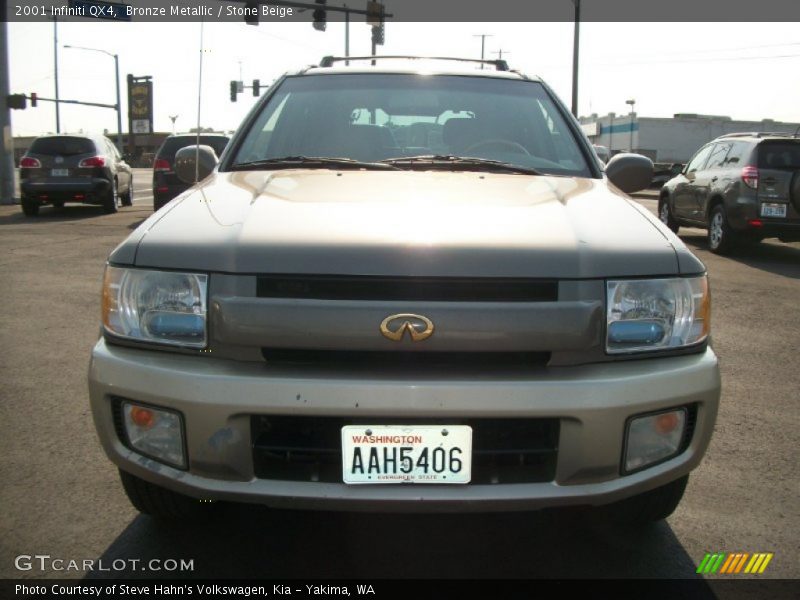 Bronze Metallic / Stone Beige 2001 Infiniti QX4