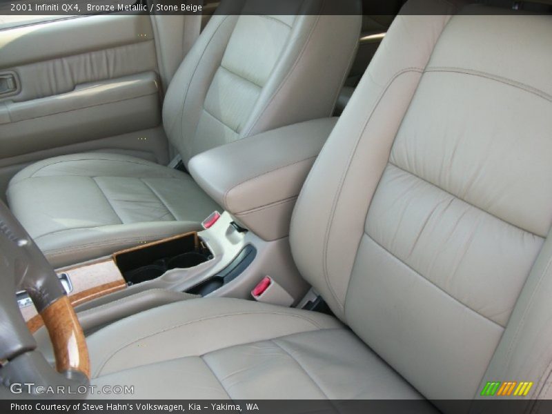 Bronze Metallic / Stone Beige 2001 Infiniti QX4