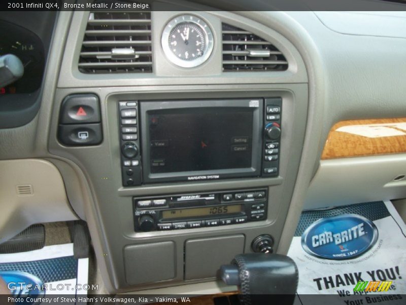 Bronze Metallic / Stone Beige 2001 Infiniti QX4