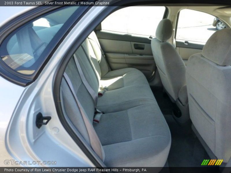 Silver Frost Metallic / Medium Graphite 2003 Ford Taurus SES