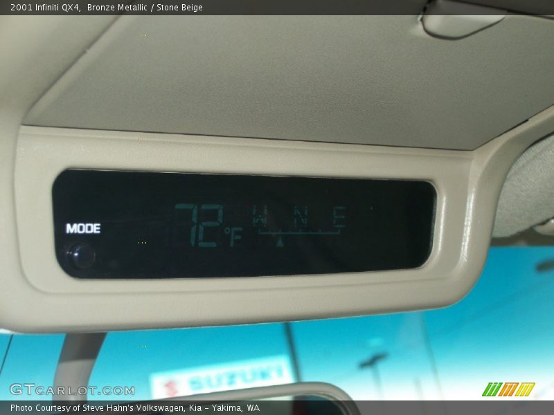 Bronze Metallic / Stone Beige 2001 Infiniti QX4