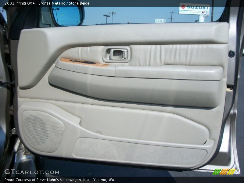 Bronze Metallic / Stone Beige 2001 Infiniti QX4