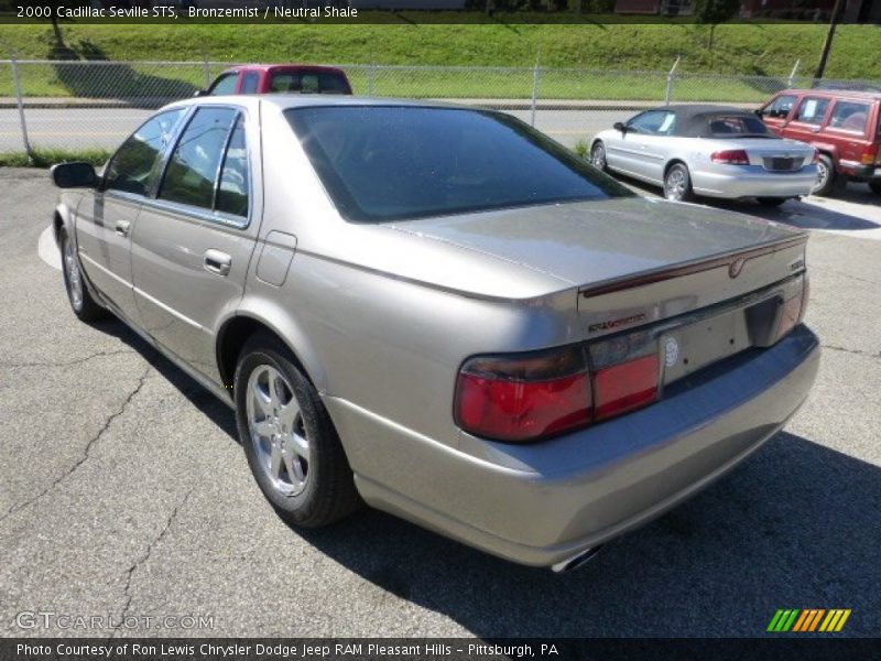 Bronzemist / Neutral Shale 2000 Cadillac Seville STS