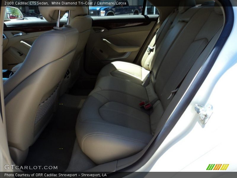 White Diamond Tri-Coat / Cashmere/Cocoa 2008 Cadillac CTS Sedan