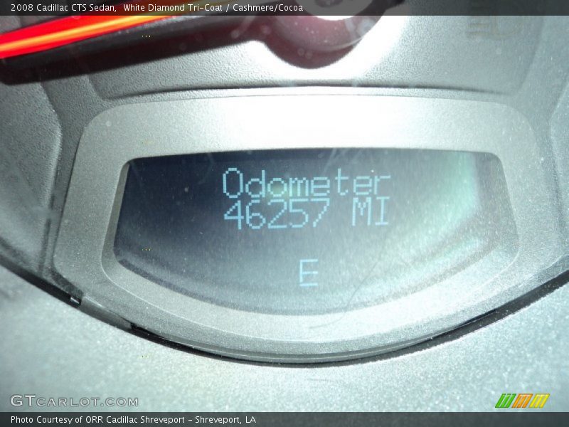 White Diamond Tri-Coat / Cashmere/Cocoa 2008 Cadillac CTS Sedan